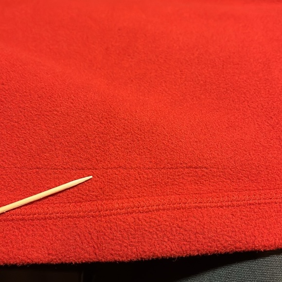 EXC The North Face Micro Fleece Zip Neck Pullover Top Men’s XL Burnt Red - Picture 17 of 17